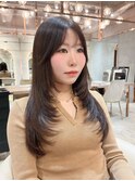 韓国顔周り/ハイレイヤーカット/ワンホンレイヤー/錦糸町
