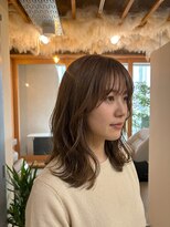 ホロル(horol)&nbsp;透け感前髪とふんわりレイヤーミディ