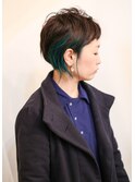 ビビットグリーン×サイドグラデーションカラー