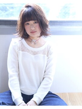 ヘア アンドメイク キヨシ(Hair and Make kiyoshi) kiyoshi/ナチュラル ＊ガーリー　グレーピンク＊