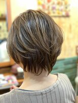 ヘアルーム アペジェ(hair room apaiser)&nbsp;マット系カラーのレイヤーボブ