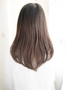 ヘアメイク ナル(hair make nalu) 重め毛先のナチュラルワンカールスタイル