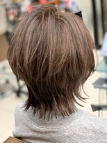 グランシュ 青葉台店(GranCieux)&nbsp;ミルクティーベージュ×ウルフボブ