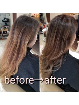 アナザースカイ (another sky) 白髪染め×ベージュ