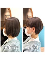 ロンド レグリーズ 立川(Lond leglise)&nbsp;【山方　直也】丸みショート×マッシュショート×20代30代40代