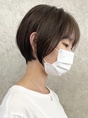 大人ショートボブ/ショートヘア/イルミナカラー/前髪あり[調布]