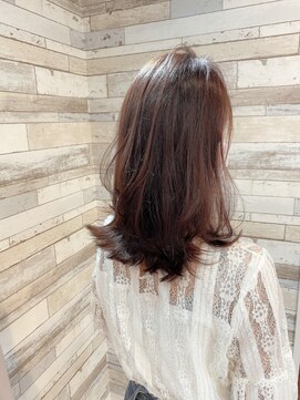 マーリャヘアー(mallia hair) くびれ外ハネセミロング