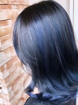 アメーテール アーム(a.meteru)&nbsp;ブルーブラックウィービング