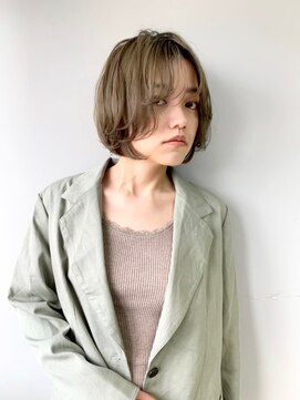 ヴェイン 渋谷(vain) 前下がりボブ/前髪カタログ/小顔に見せるヘア/前髪カット