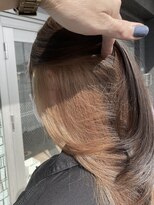 フレイムスヘアデザイン(FRAMES hair design)&nbsp;グレージュ×インナーカラー/ミルクティー