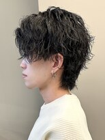 エルマーク(L-MARK) マッシュウルフメンズパーマスパイラルパーマツイスパ波巻き