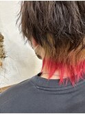 ノブ×ウルフ×インナー×ワンポイントRED