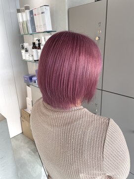 エイト 沖縄豊崎店(EIGHT toyosaki) 【EIGHT 豊崎】お客様スタイル_フルブリーチ×ネオピンク