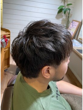ハチマルハチ エアー 向ヶ丘遊園店(808 air) ツーブロックナチュラルメンズカット@30代40代50代60代