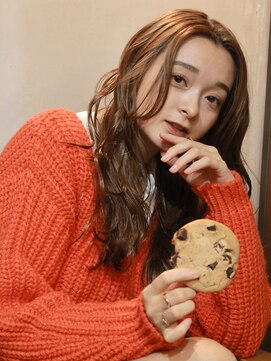 フークフーク(HOEK HOEK) こっくりウォームブラウン×柔らかセミロング