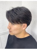 ◯メンズカット/毛流れセンターパート◯毛流れ/艶/ニュアンス