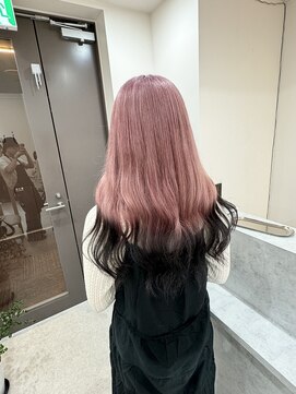アレンヘアー 函館店(ALLEN hair) 【*遊び心も大事*】PINK×BLACK*