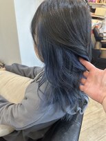 エンリー(ENlee)&nbsp;【白鳥】インナーカラー×ブルー