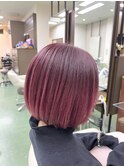 大人可愛い小顔前下がりボブ×ナチュラルボブ×20代30代40代