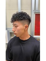 メリケンバーバーショップ トーキョー(MERICAN BARBERSHOP TYO)&nbsp;メンズカットアップバングスパイキーショート（ヌマタユウト）13
