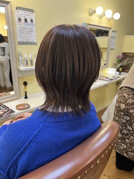 ヘアーデザイン モモ(Hair Design MoMO) 5歳若く見える大人くびれミディアム