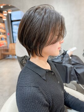 ロンド エスポワール 錦糸町(Lond espoir) イメチェン外ハネボブ美髪×ブリーチなしレイヤーショート☆1