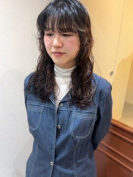 プフ 伏見(puf) [puf 伏見/丸の内/栄/名古屋]外国人風ロングパーマ★大野