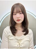 ミディアムレイヤー/レイヤーカット/顔まわりカット/ワンカール
