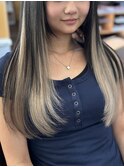 ＊黒髪にGRAYのエクステで可愛くなれます＊