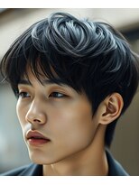 メンズエス 天満扇町(mens esu) yaマッシュスタイル/ニュアンスパーマ/ダークカラー