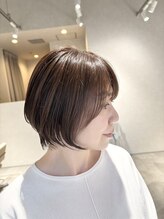 クローニー(Crony) 丸みショート×ミスティアッシュ
