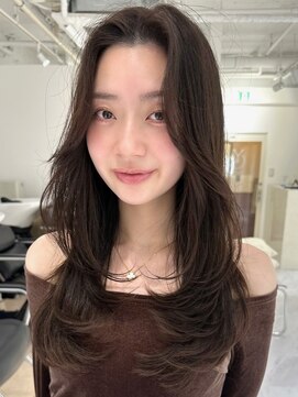 アンジュール 荒田店(UNJOUR.) 髪質改善/ミルクティー/韓国風/レイヤーカット/縮毛矯正