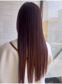 ツヤ感たっぷりロングストレート☆