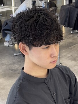 フィフス 仙台(fifth) 仙台メンズパーマシャドウパーマシースルーマッシュウルフゆるめ