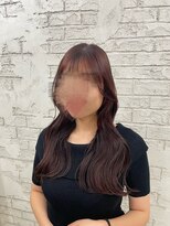 アジールヘア 池袋東口店(agir hair)&nbsp;チェリーブラウン/ブリーチなしダブルカラー/暖色カラー/池袋