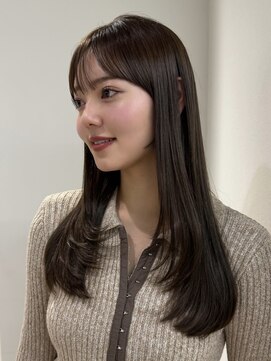 ノイ 銀座(noi) 顔周りレイヤーカットロングレイヤーボブ韓国ヘアハッシュカット