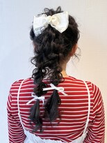 ビューブルー 亀戸錦糸町(VIEW BLUE)&nbsp;小顔に見せるヘアセット/タイトで大人可愛い/結婚式/髪質改善