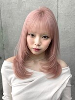 ロンドホットリップ 立川(Lond hot lip)&nbsp;韓国顔周り/ハイレイヤーカット/ワンホンレイヤー/立川