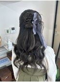 卒業式ヘアセット
