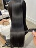 【扱いやすい髪へ】縮毛矯正+ 炭酸クレンジング ￥12,000