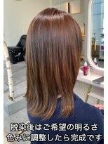 イロドリ 千歳船橋店(irodori)&nbsp;ご自宅の白髪染めで黒くなった髪色を明るくする