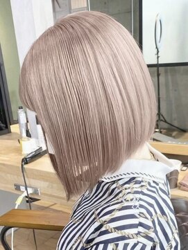 ムク 横浜店(muku) ミルクティーベージュダブルカラーインナーカラーケアブリーチ