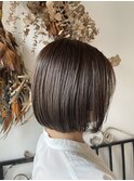 コンパクトミニボブグレージュ