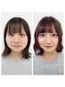 【期間限定！8月13日～8月31日】人気のメイク　before after 体験