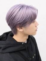 オルタナティブパレード(Alternative Parade) ホワイトラベンダーセンターパート メンズハイトーン ブリーチ
