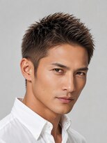 ノイセルヘアー(Noisyle Men's hair) リバースセンターパート/ニュアンスパーマ/ダウンバング/MEN'S
