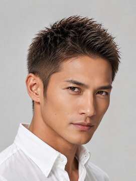 ノイセルヘアー(Noisyle Men's hair) リバースセンターパート/ニュアンスパーマ/ダウンバング/MEN'S