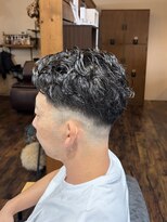 ジーワンヘアー(G1 HAIR)&nbsp;【シャドウパーマ】　フェードスタイル