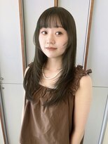 ローレンアオ(LOREN AO)&nbsp;ハッシュカット/グレージュ/デザインカラー/栄矢場町