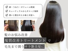 アリエス美容室南富山店の雰囲気（話題の髪質改善トリートメント「酸熱トリートメント」でつや髪に）